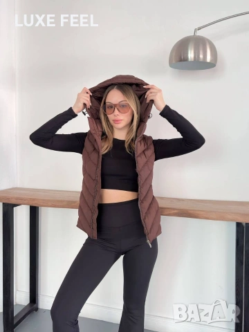 ✨Дамски Елеци с Качулка , снимка 8 - Елеци - 54054736