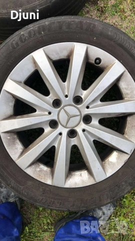 Mercedes джанти с гуми 205/55/R16, снимка 2 - Гуми и джанти - 53667135