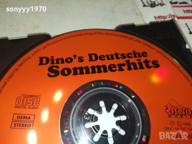 DINO S DEUTSCHE SOMMER HITS-CD 1807241106, снимка 4 - CD дискове - 46618571