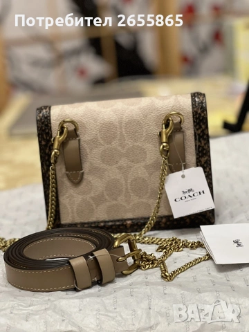 Мини чанта COACH, снимка 7 - Чанти - 50607976