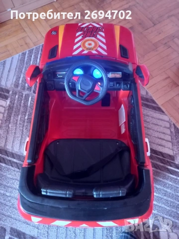 Акумулаторен пожарен джип, снимка 2 - Детски велосипеди, триколки и коли - 53235406