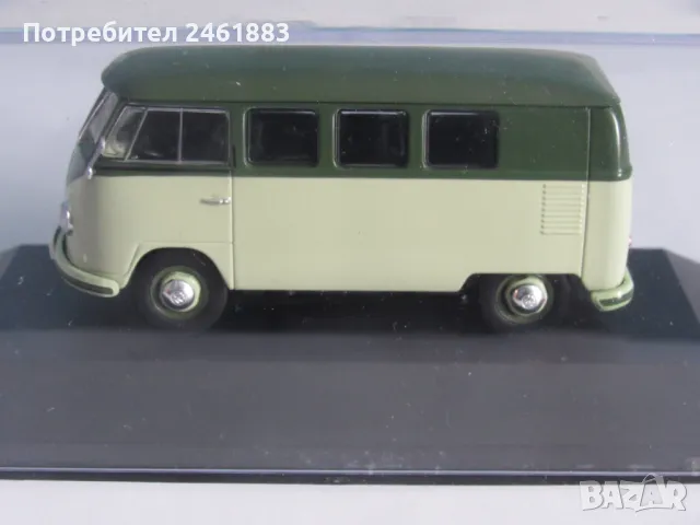 1/43 Atlas/IXO за Германия VW Volkswagen T1 1956 Метална количка нова, снимка 3 - Колекции - 48832323