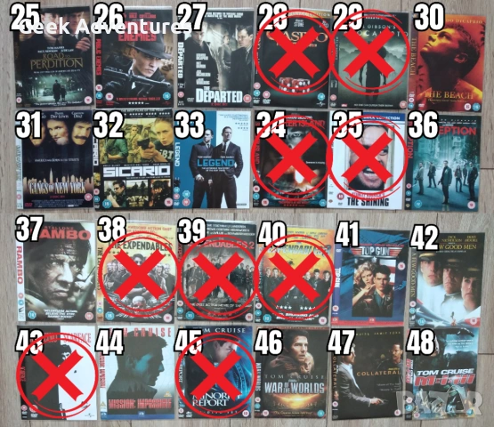 Екшън Филми DVD's - Оригинални Дискове на Английски Език - 5 лв/бр , снимка 3 - Екшън - 47015417