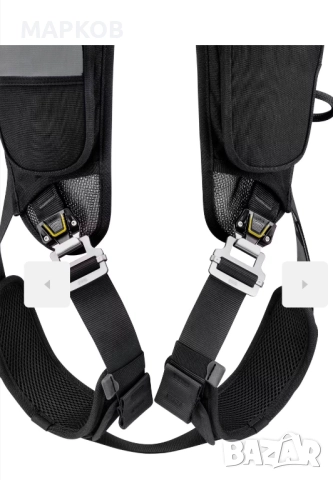 Седалка за работа Petzl Newton Easyfit - black/yellow, снимка 9 - Спортна екипировка - 52922948