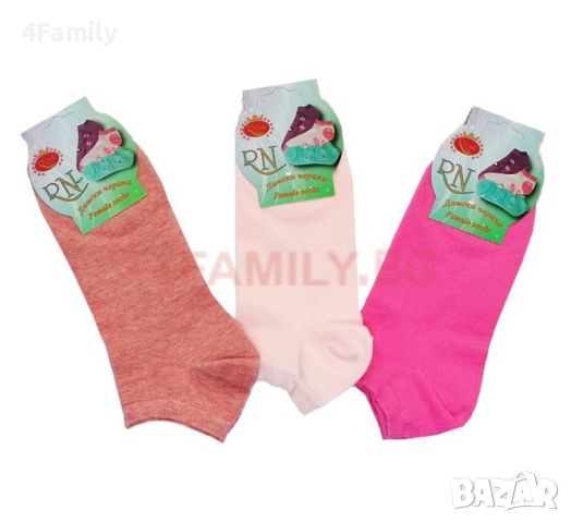 Едночветни чорапи терлик, комплект 3 броя, снимка 2 - Дамски чорапи - 45177223