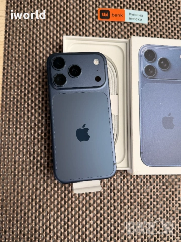 НОВ❗️ 1Tb⚠️ iPhone 17 Pro⚠️ Лизинг от 56€/мес❗️ Deep Blue ГАРАНЦИЯ❗️1000Gb❗️, снимка 8 - Apple iPhone - 53798202