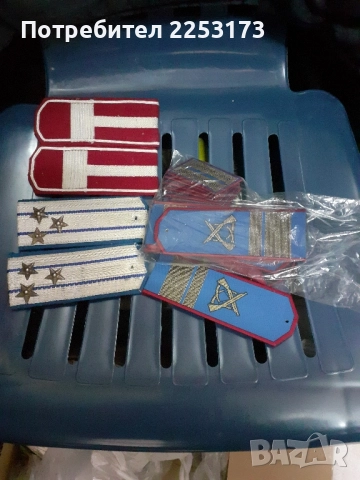 Пагони соц.старши сержанти и офицери, снимка 7 - Други ценни предмети - 39616482