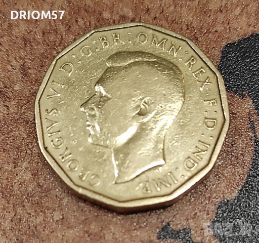 Монети Великобритания-4 бр.› Крал Джордж VI (1940-1951), снимка 2 - Нумизматика и бонистика - 51464221