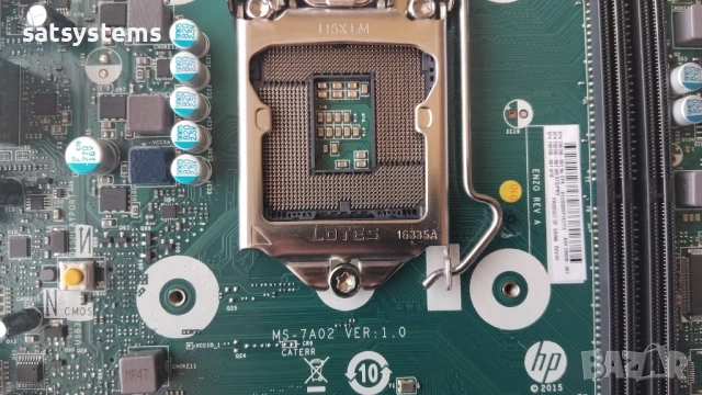 Дънна платка HP ProDesk 400 G3 SFF (MS-7A02 VER1.0 )Socket 1151, снимка 8 - Дънни платки - 54261802