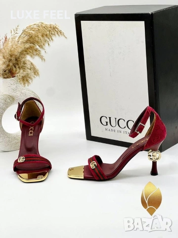 GUCCI ⚜️Дамски Сандали , снимка 5 - Сандали - 53952416