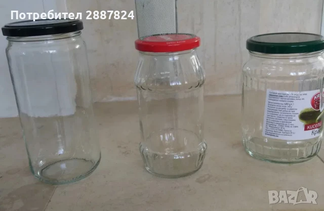 Продавам Стъклени Буркани, снимка 3 - Буркани, бутилки и капачки - 50892415