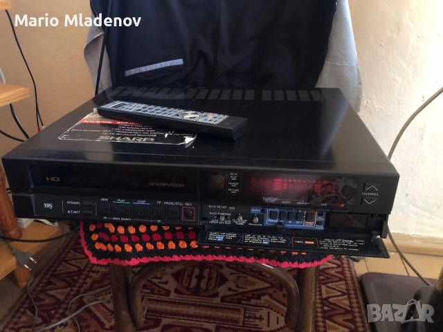 Видео рекордер Sharp VC-781 vhs, снимка 5 - Плейъри, домашно кино, прожектори - 51526084