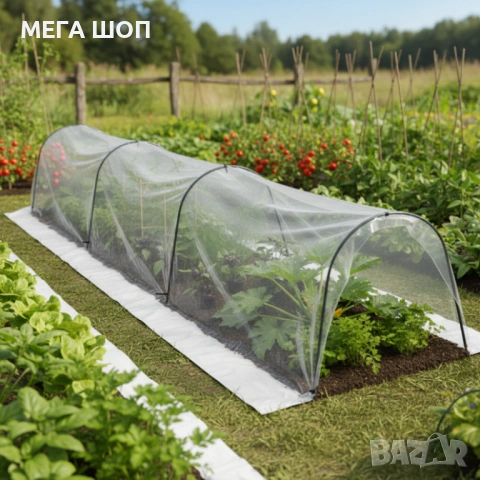 Мини оранжерия - сгъваема, практична и идеална за всеки градинар - 1,8 х 6м, снимка 2 - Оранжерии - 53917964