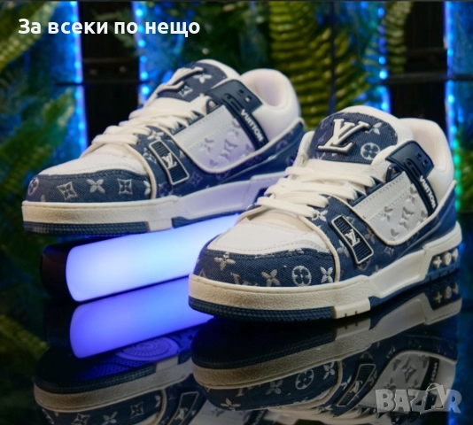 Louis Vuitton Унисекс👟Дамски Маратонки С Кутия👟Мъжки Спортни Обувки👟Сникърси Код S93, снимка 3 - Маратонки - 52417387
