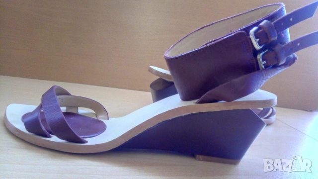Дамски сандали Zara, естествена кожа