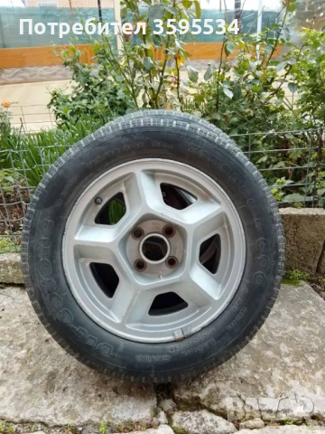 Лети джанти 14 цола (4х100) с гуми, подходящи за Опел и Рено + 2 бр гуми, снимка 4 - Гуми и джанти - 53940265