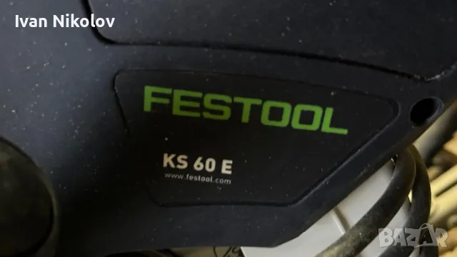 Настолен потапящ циркуляр Festool ks60e като нов!, снимка 4 - Циркуляри - 47559888