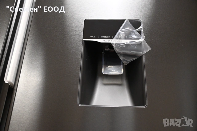 Голям черен хладилник PKM SBS400EBIXWDAZ No Frost и диспенсър, снимка 6 - Хладилници - 53324902