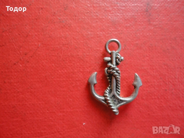 Медальон колие котва , снимка 3 - Колиета, медальони, синджири - 53045434