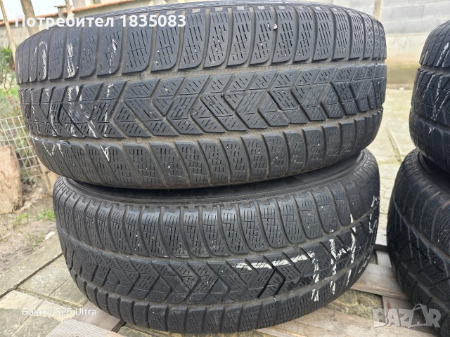 Лети джанти 18ки 5х112 Mercedes + зимни гуми 235/60/18 Pirelli, снимка 13 - Гуми и джанти - 53757941