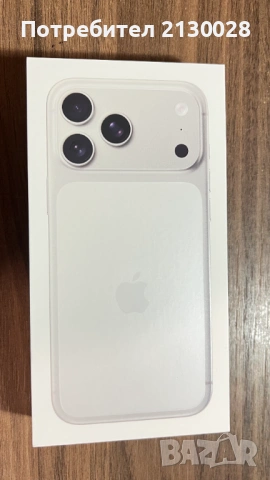 iPhone 17 Pro Max Silver 256 GB Чисто Нов