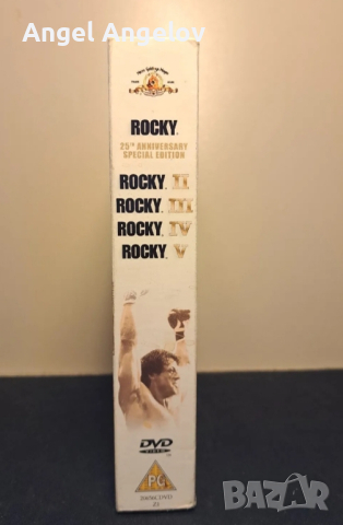 Rocky Anthology 5 Disc DVD Box Set БЕЗ БЪЛГАРСКИ СУБТИТРИ-АНГЛИЙСКО ИЗДАНИЕ , снимка 3 - DVD филми - 45047203