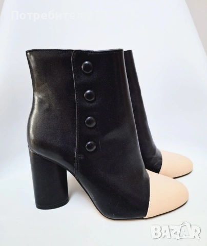 ZARA двуцветни боти НОВИ , снимка 2 - Дамски боти - 53224827