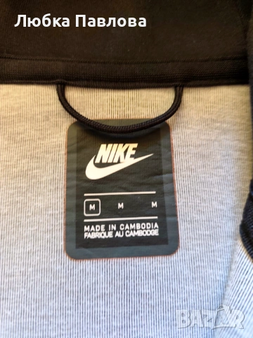 Мъжко горнище Nike tech fleece (размер M), снимка 5 - Спортни дрехи, екипи - 54297417