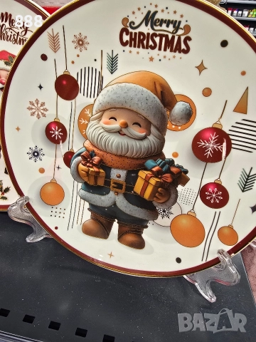 коледни чинии , снимка 3 - Чинии - 52794197