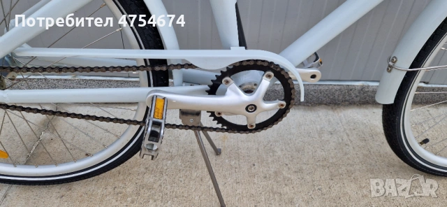 Алуминиев дамски велосипед Dinabike колело с кошница 26", снимка 3 - Велосипеди - 53791682