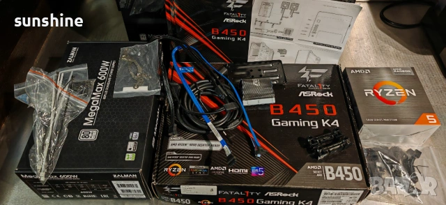 PC * Ryzen 5600G, 16GB, Saphire RX580 4G, 1TB NVME+480GB, ASRock B450, снимка 5 - Геймърски - 53623594