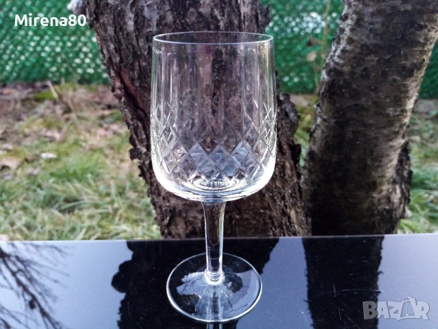 Български кристален сервиз за вино, снимка 2 - Сервизи - 53695128