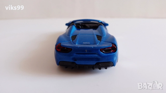 Bburago Ferrari 488 Spider - Мащаб 1:43, снимка 4 - Колекции - 52200339