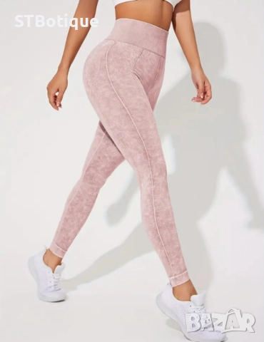 🖤 Дамски Високи Йога Панталони с Антиплъзгащо Покритие – STBoutique 🖤, снимка 4 - Клинове - 52009423