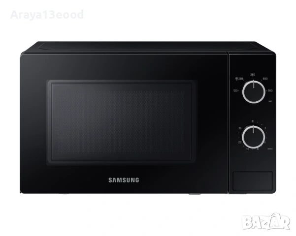 Микровълнова фурна Samsung MW3000AM, 700W, 20L, 5 нива на мощност, функция размразяване, черна, снимка 8 - Микровълнови - 53887667