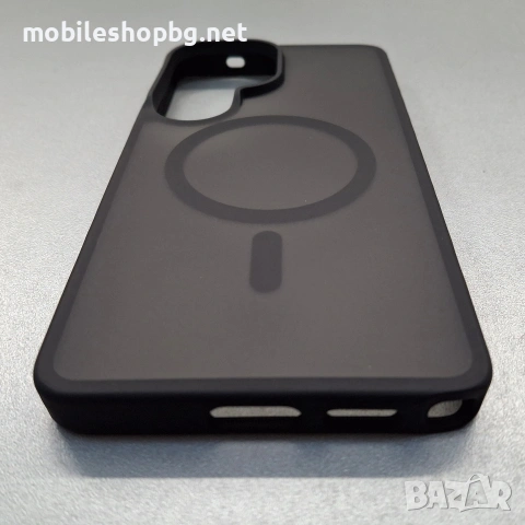 Samsung Galaxy S26 Ultra гръб MagSafe черен мат полупрозрачен , снимка 4 - Калъфи, кейсове - 53655903