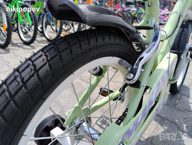MAKANI Велосипед 16" PALI зелен, снимка 11 - Велосипеди - 53759282