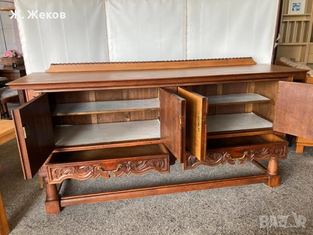 Масивен контрабюфет, снимка 3 - Скринове - 51816382