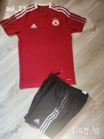 Екип Adidas ЦСКА, снимка 3 - Фен артикули - 46617251