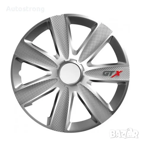 Тасове за джанти 16" Versaco Carbon GTX - Silver, снимка 3 - Аксесоари и консумативи - 48380444