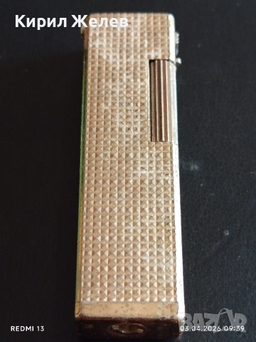 Винтидж запалка RONSON рядък модел златиста за КОЛЕКЦИОНЕРИ 54506, снимка 2 - Запалки - 54074340