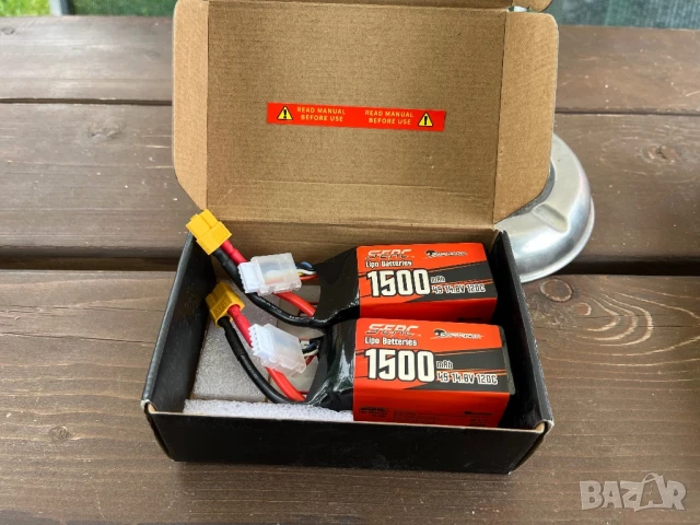2br батерии li-po 1500mAh-4S1P-14.8V-120C