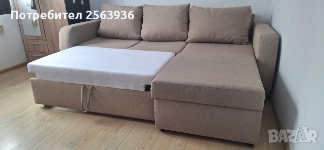 Ъглов диван, снимка 5 - Дивани и мека мебел - 54178771
