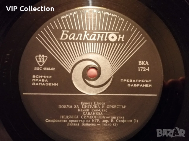 Комплект от две редки плочи на Недялка Симеонова, снимка 3 - Грамофонни плочи - 53691390