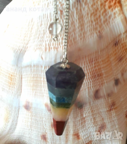 Радиестезично махало от Естествени камъни и месинг, снимка 3 - Други ценни предмети - 38114888