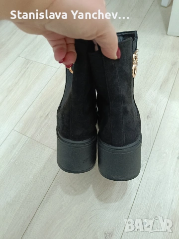 Дамски зимни боти на платформа , снимка 5 - Дамски боти - 53579073