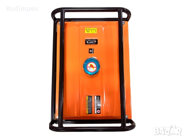 Генератор за ток 5.5 kW, бензинов, монофазен, AVR, електрически стартер, 100% медни намотки, с колел, снимка 7 - Други машини и части - 51967375