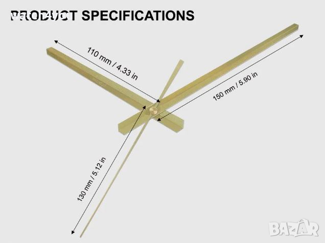ДЪЛГИ СТРЕЛКИ ЗА СТЕНЕН ЧАСОВНИК. ДЪЛГИ СТРЕЛКИ ЗА 3Д СТЕННИ ЧАСОВНИЦИ.3D ЧАСОВНИК, снимка 7 - Други - 44966585