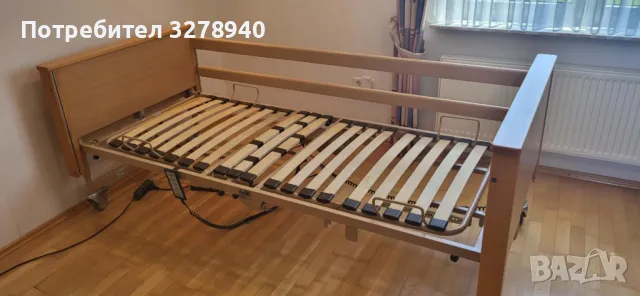 Немско болнично легло + нов матрак, снимка 3 - Други - 50121347