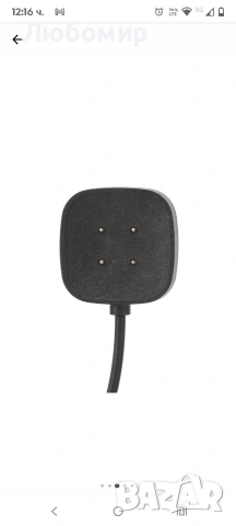 Комплект от 2 зарядни устройства за смарт часовник Fitbit Versa 3 Sense, Jormftte, 5V, 30 см, черен, снимка 6 - Смарт гривни - 53366869